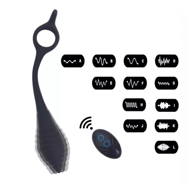 Vibrador anal con control remoto Toyz - Imagen 3