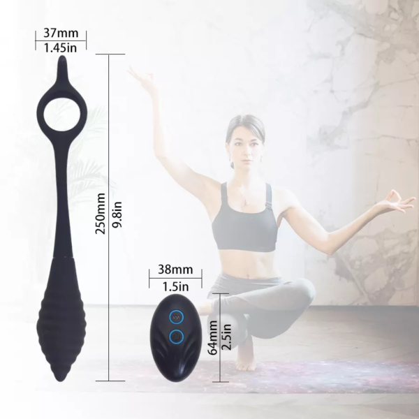 Vibrador anal con control remoto Toyz