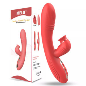 Vibrador con succionador de clítoris
