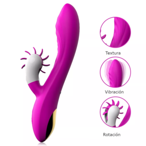 Vibrador con lamedor de clítoris Toyz
