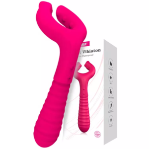 Vibrador doble pene y vagina Toyz