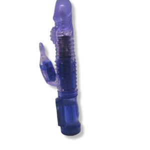 Vibrador rugoso silicona estimulador clítoris, pilas