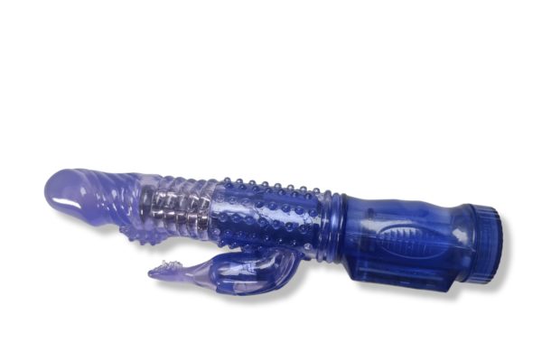 Vibrador Sirena rugoso con estimulador clítoris - Imagen 4