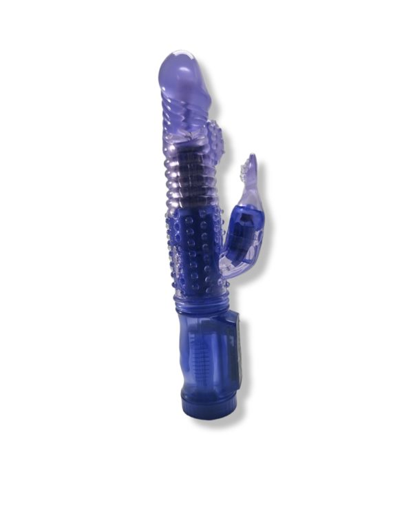 Vibrador Sirena rugoso con estimulador clítoris - Imagen 5